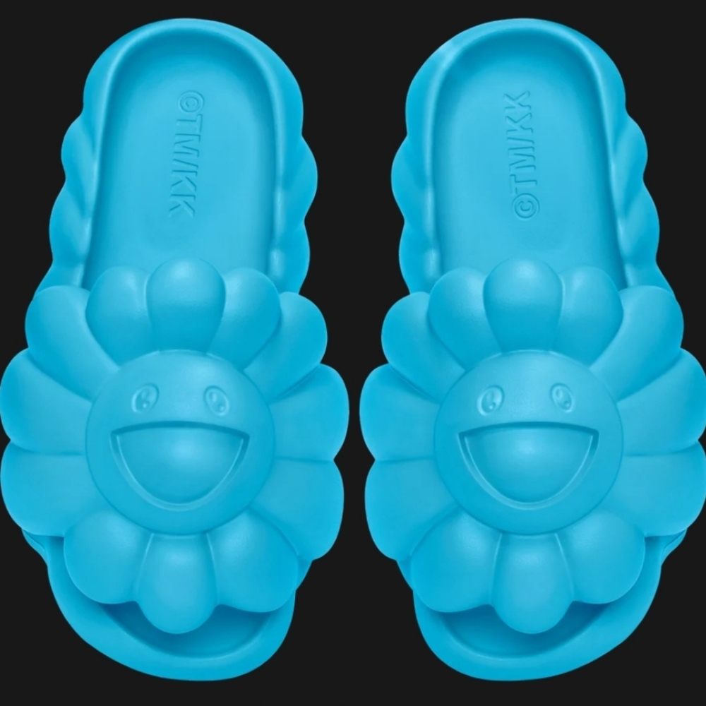 Takashi Murakami x Ohana Hatake slides (aquarius)